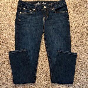 Aeropostale Women's Deep Indigo Skinny Jeans